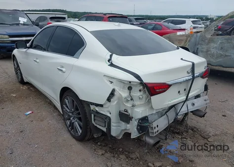 2019 Infiniti Q50 3.0T Red Sport 400 из США, поврежденный, VIN JN1FV7AP1KM760887